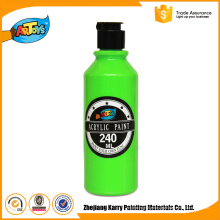 Servicio satisfactorio pintura del acrílico de epoxy del color verde de la pintura del acrílico del servicio 240ML